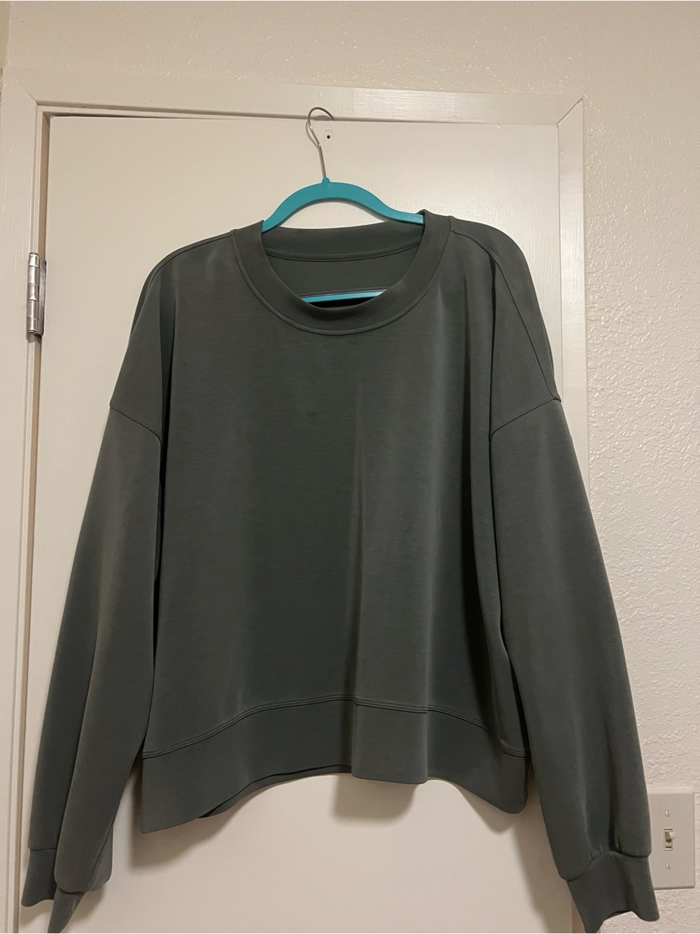 lululemon athletica Relaxed Crewneck Sweater - Slate Green